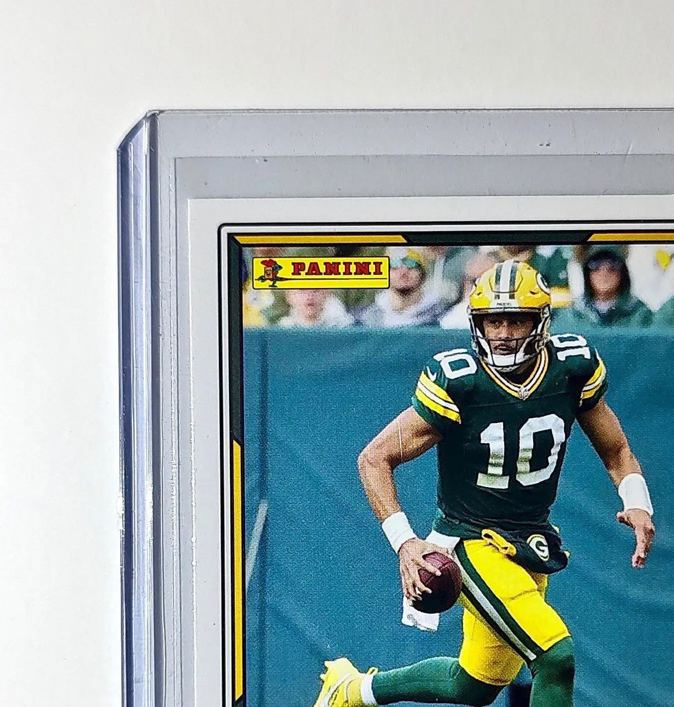 Jordan Love 2025 Panini NFL #50 Sticker Card Green Bay Packers