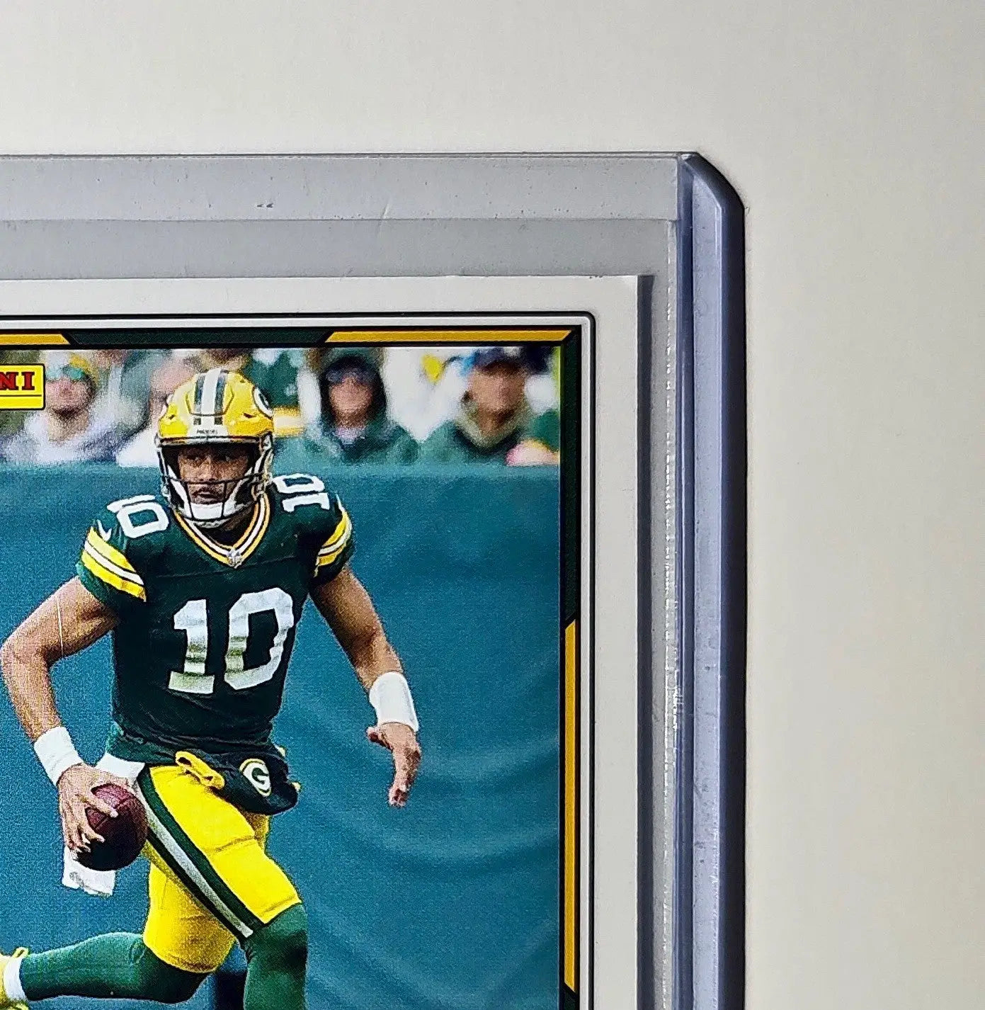 Jordan Love 2025 Panini NFL #50 Sticker Card Green Bay Packers
