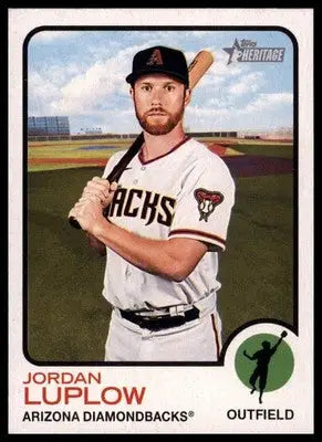 Jordan Luplow 2022 Topps Heritage #21 Arizona Diamondbacks - Baseball Card Single