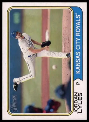 Jordan Lyles 2023 Topps Heritage #160 Kansas City Royals - Baseball Card Single