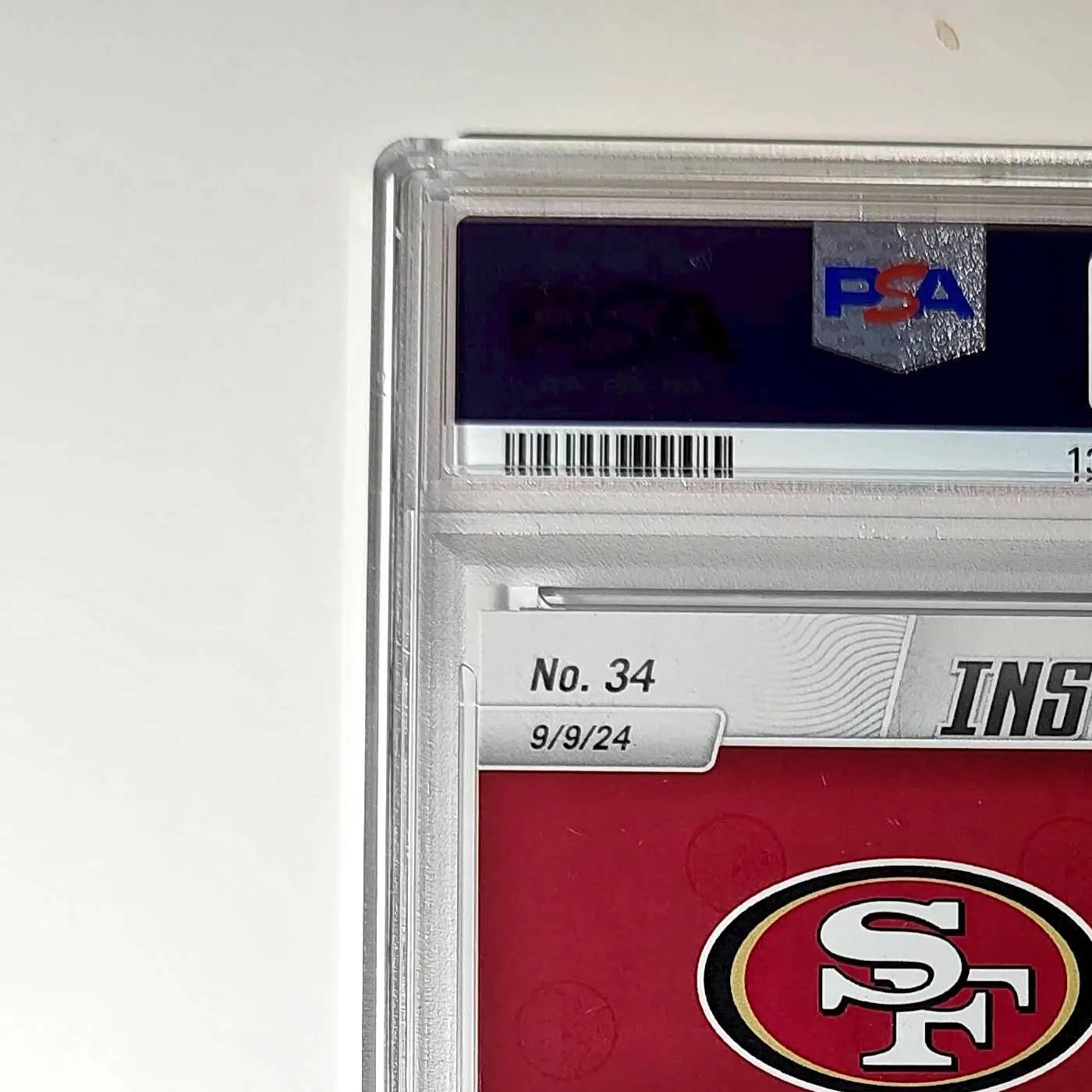 Jordan Mason Rookie 2024 Panini Instant NFL #34 PSA 9 Mint