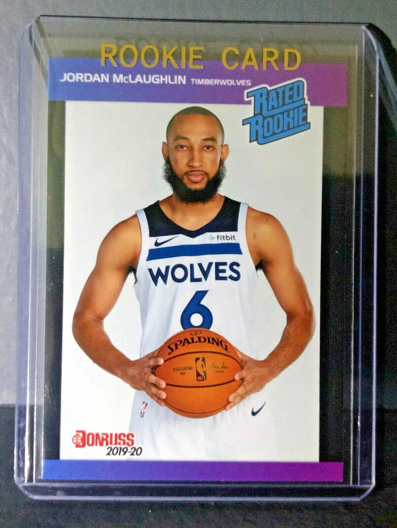 Jordan McLaughlin 2019-2020 Panini NBA #40 Rated Rookie Retro Card 1/3431 - Basketball Card Single