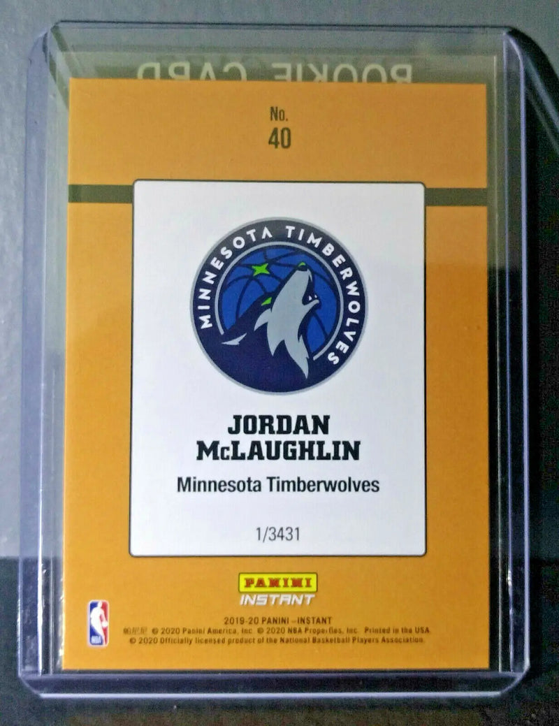 Jordan McLaughlin 2019-2020 Panini NBA #40 Rated Rookie Retro Card 1/3431 - Basketball Card Single