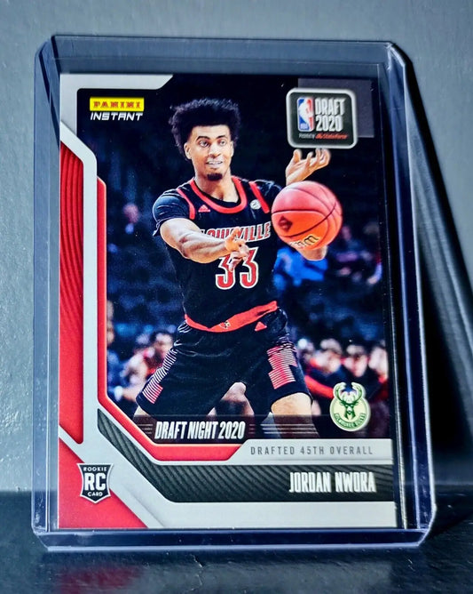 Jordan Nwora 2020-21 Panini NBA Draft Night #14 Basketball Rookie Card 1 of 290 - Basketball Card Single