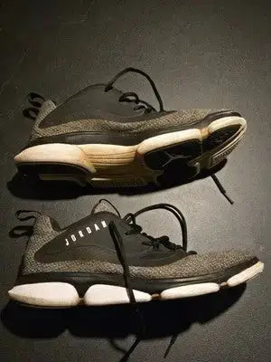 Jordan Shoes Mens 11.5 Gray Black Athletic Sneakers 854289-002 Low Top Casual - Apparel