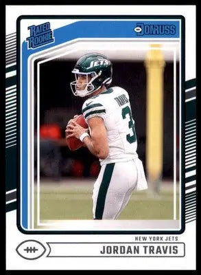 Jordan Travis Rookie 2024 Donruss #349 New York Jets Football Card NFL Sports - Football Card Single