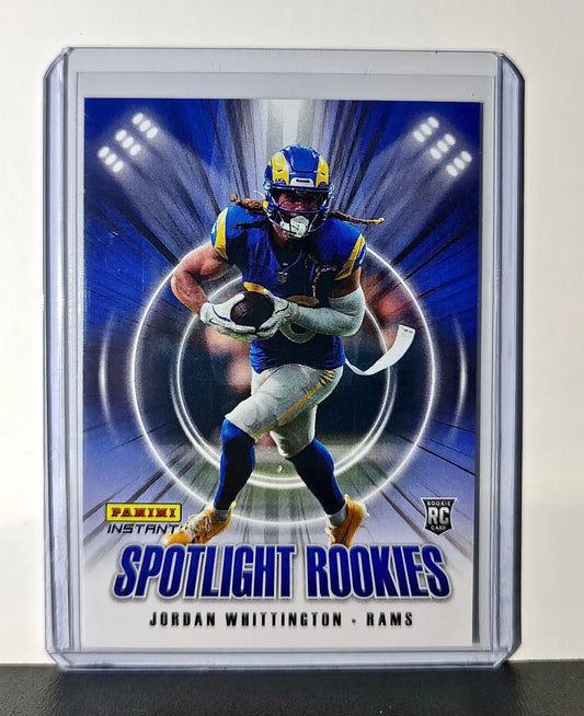 Jordan Whittington Rookie 2024 Panini Spotlight Rookies NFL #28 Rams 1 of 1426 - Football Card Single