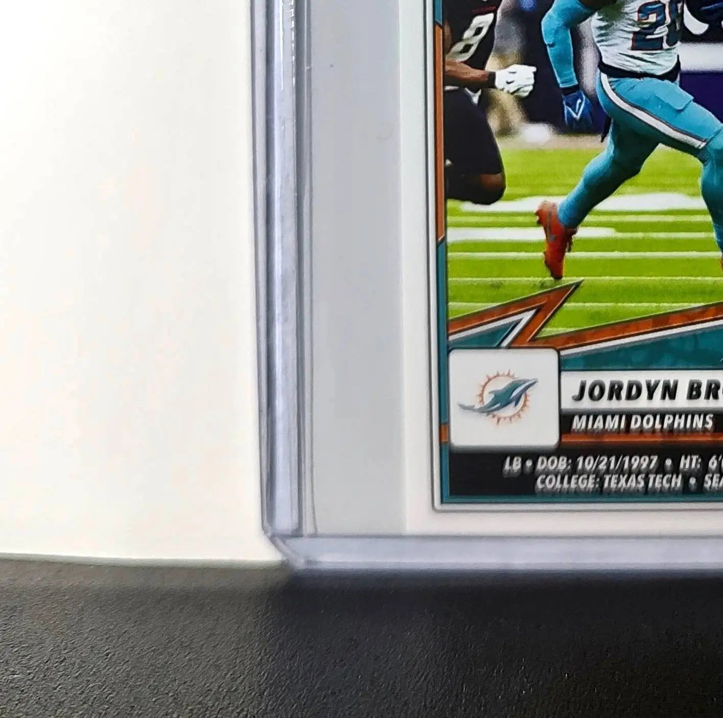 Jordyn Brooks 2025 Panini NFL #65 Sticker Miami Dolphins