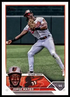Jorge Mateo 2023 Topps #38 Baltimore Orioles - Baseball Card Single