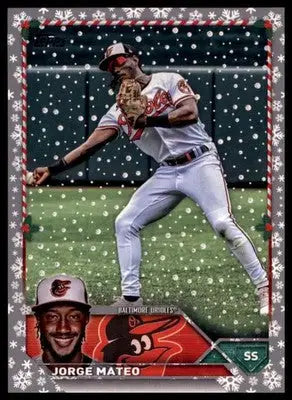 Jorge Mateo 2023 Topps Holiday Metallic #H181 Baltimore Orioles - Baseball Card Single