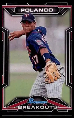 Jorge Polanco 2013 Bowman Picks Prospects Bowman Scout Breakouts #BSB-JPO Twins