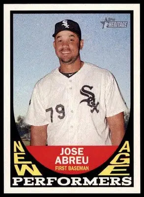 Jose Abreu 2016 Topps Heritage New Age Performers #NAP-JA Chicago White Sox - Baseball Card Single