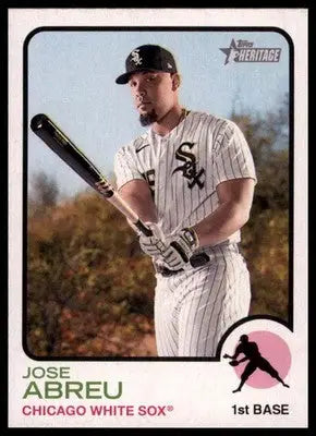 Jose Abreu 2022 Topps Heritage #84 Chicago White Sox - Baseball Card Single