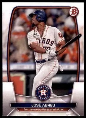 Jose Abreu 2023 Bowman #67 Houston Astros - Baseball Card Single