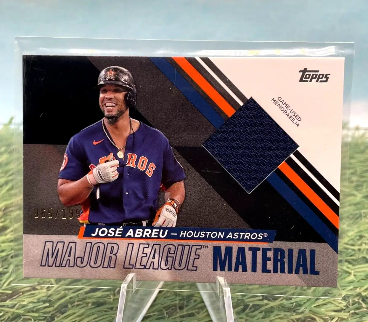 Jose Abreu -2024 Topps Series 2 Jersey Major League Material MLM2-JAB Black /199 - Baseball Card Single