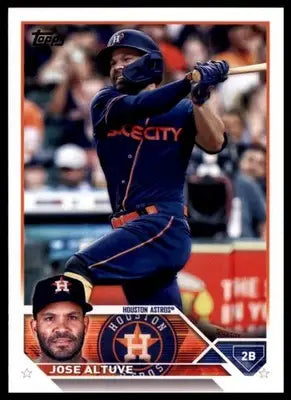 Jose Altuve 2023 Topps #222 Houston Astros - Baseball Card Single