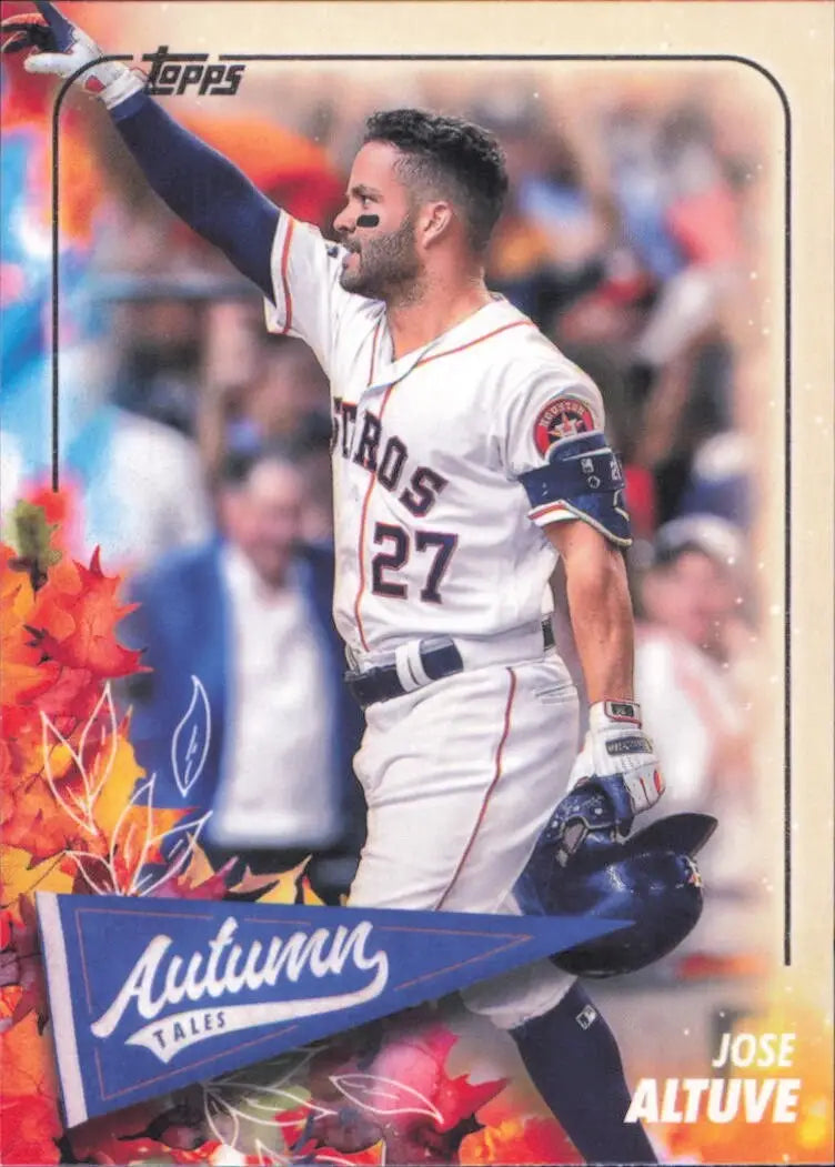 Jose Altuve 2024 Topps Update Autumn Tales #AT-45 Houston Astros Baseball Card - Baseball Card Single