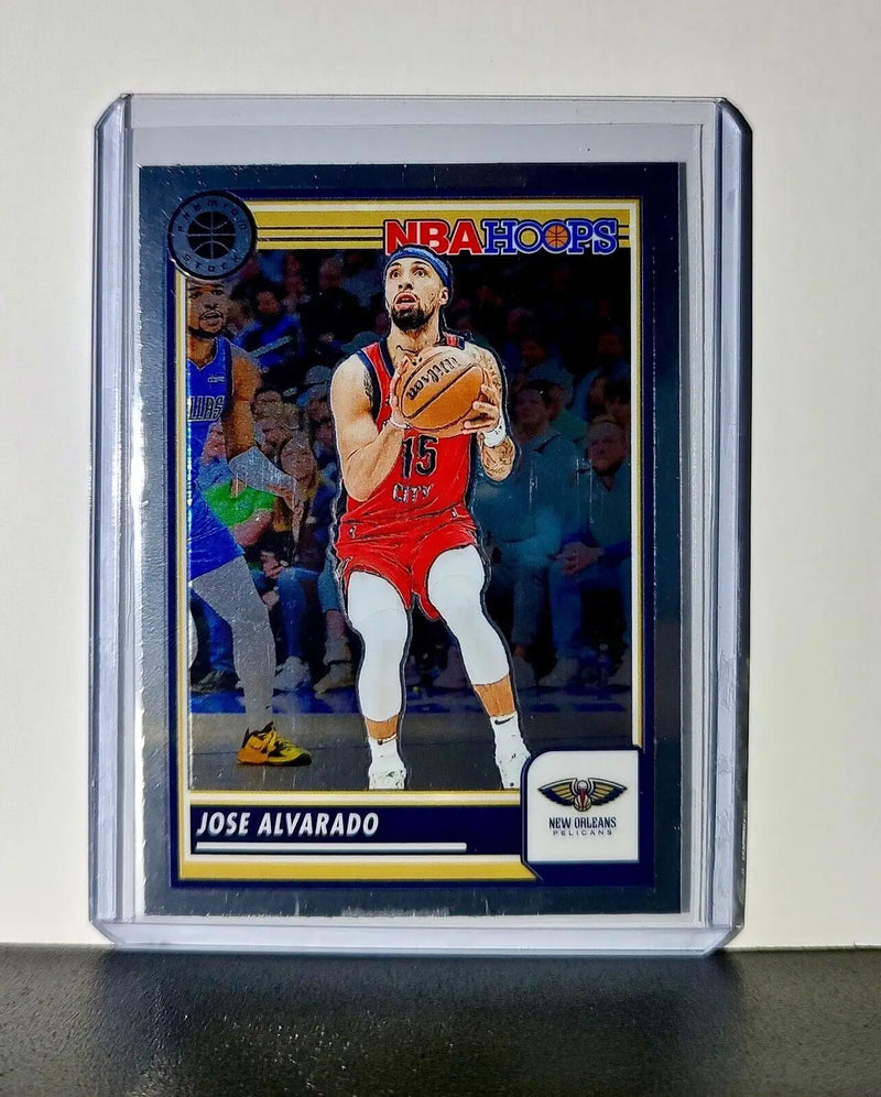 Jose Alvarado 2023-24 Panini Premium Stock NBA Hoops #210 Card Pelicans - Basketball Card Single