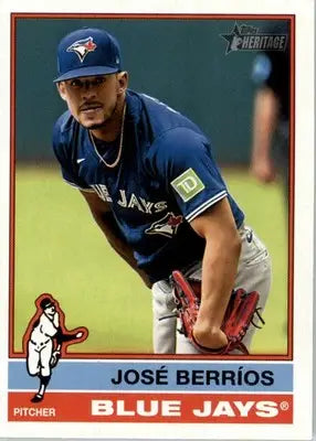 José Berríos - 2025 Topps Heritage - #38 - Baseball - Baseball Card Single