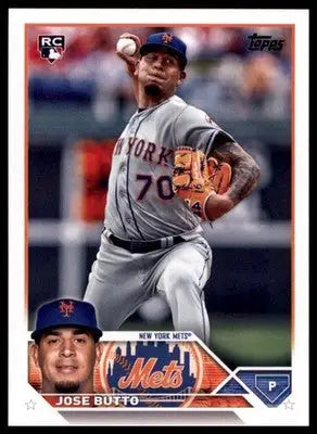 Jose Butto Rookie 2023 Topps #615 New York Mets - Baseball Card Single
