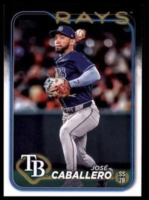 José Caballero 2024 Topps Update #US161 Tampa Bay Rays - Baseball Card Single
