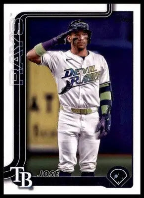José Caballero 2025 Topps #133 Tampa Bay Rays - Baseball Card Single