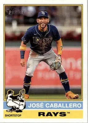 José Caballero - 2025 Topps Heritage - #85 - Baseball - Baseball Card Single