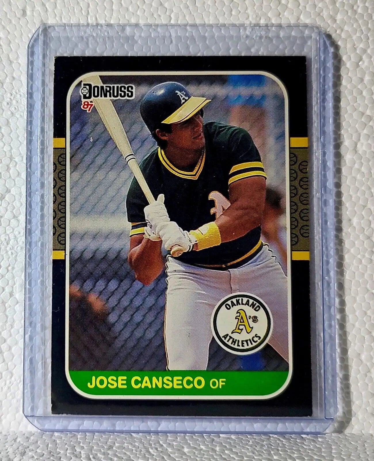 Jose Canseco 1987 Donruss MLB #97 Baseball Card Oakland Athletics