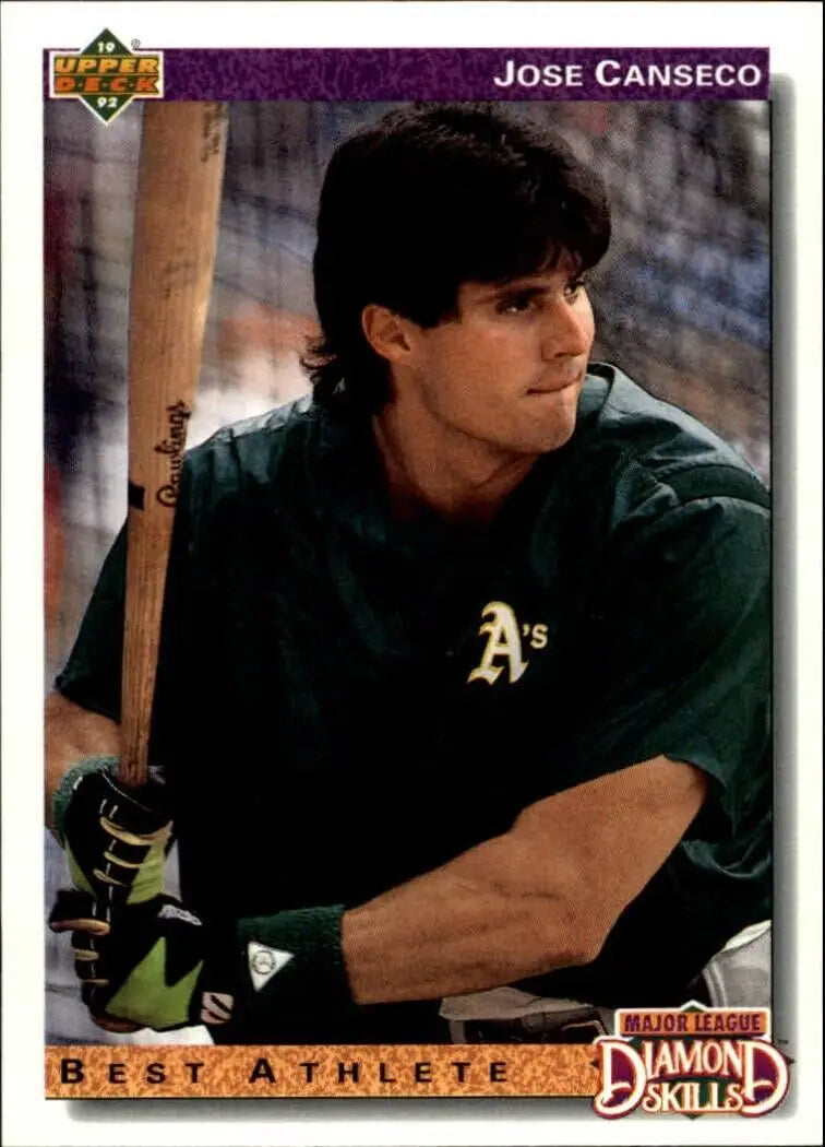 Jose Canseco 1992 Upper Deck MLB #649 DS Baseball Card Oakland Athletics