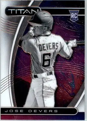 Jose Devers - 2021 Panini Chronicles - #8 - Titan Holo RC Baseball - Baseball Card Single