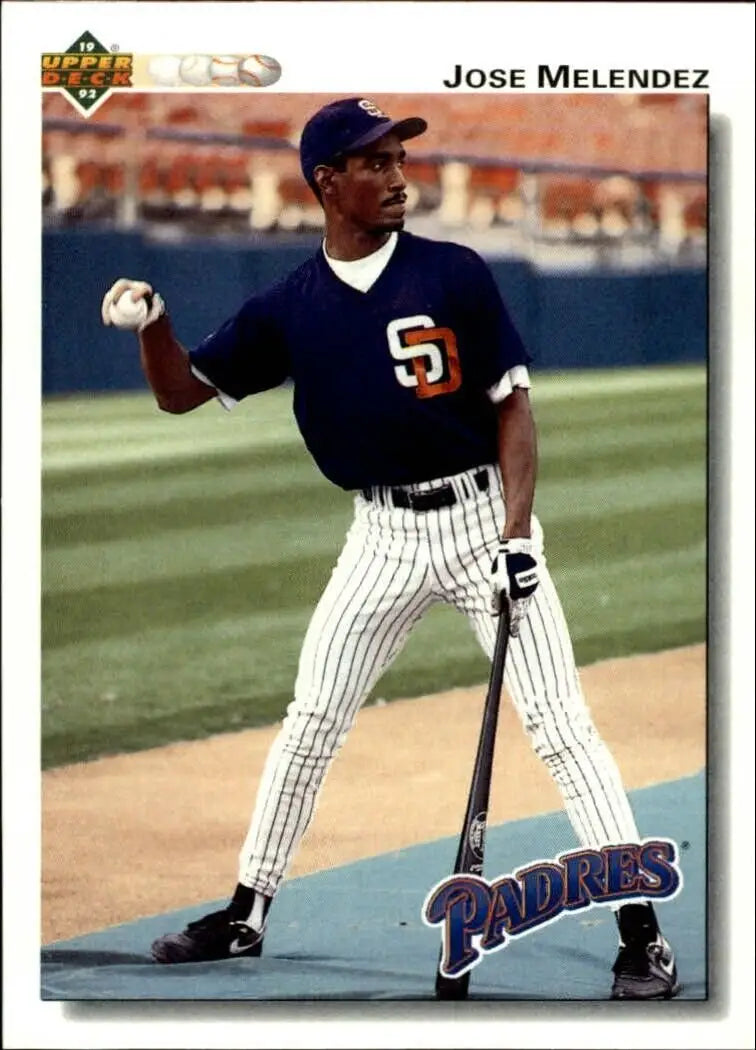 Jose Melendez 1992 Upper Deck MLB #566 Baseball Card San Diego Padres