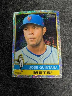 Jose Quintana - 2025 Topps Heritage - #242 - Chrome Silver Sparkle Baseball - Baseball Card Single
