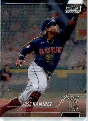 Jose Ramirez - 2022 Stadium Club Chrome - #65 - Baseball - Baseball Card Single