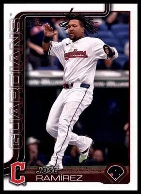 José Ramírez 2025 Topps #77 Cleveland Guardians - Baseball Card Single