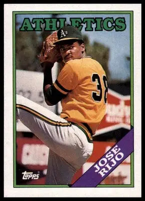 Jose Rijo 1988 Topps #316 Oakland Athletics - Baseball Card Single