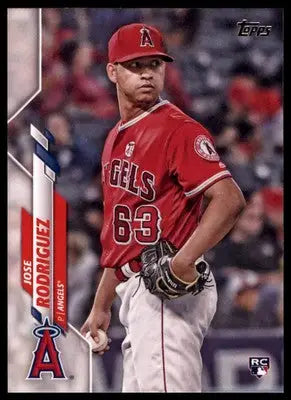 Jose Rodriguez Rookie 2020 Topps #678 Los Angeles Angels - Baseball Card Single