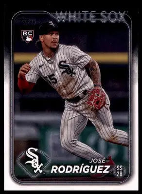 José Rodríguez Rookie 2024 Topps #86 Chicago White Sox - Baseball Card Single