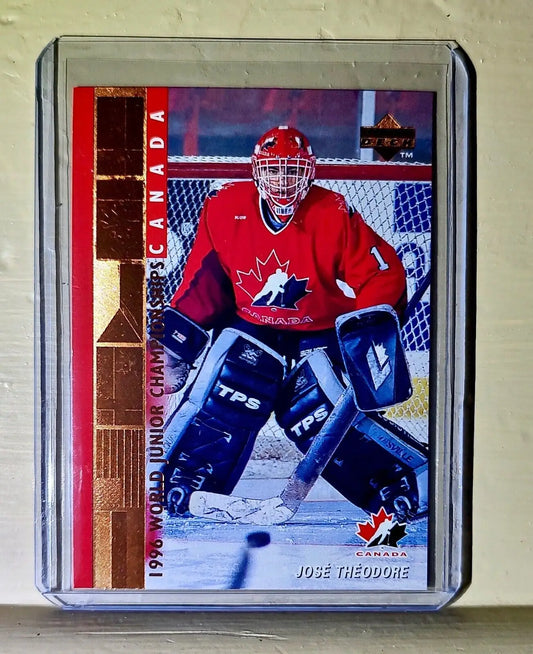 Jose Theodore 1996 Upper Deck World Junior Championships #530 Hockey Card Canada - Hockey Card Single