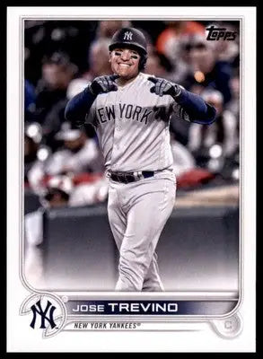 Jose Trevino 2022 Topps Update #US10 New York Yankees - Baseball Card Single