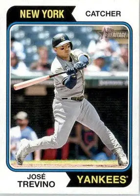 José Trevino - 2023 Topps Heritage - #242 - Baseball - Baseball Card Single