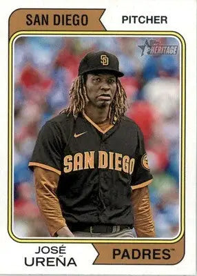 Jose Urena - 2023 Topps Heritage - #642 - Baseball - Baseball Card Single