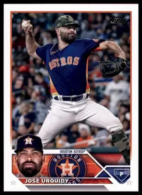 José Urquidy 2023 Topps #518 Houston Astros - Baseball Card Single