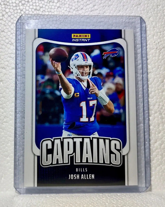 Josh Allen 2023 Panini NFL Captain #4 Football Card Buffalo Bills 1/331 - Football Card Single
