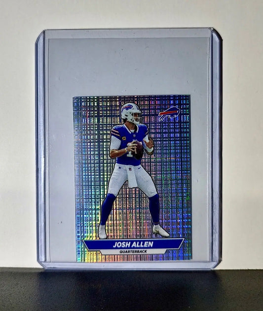 Josh Allen 2024 Panini NFL Sticker #42 Foil Buffalo Bills