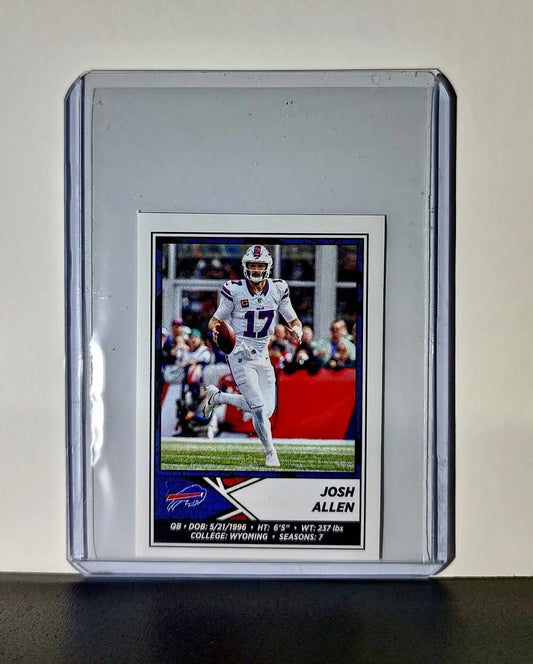 Josh Allen 2024 Panini NFL Sticker #43 Buffalo Bills - Football Card Single