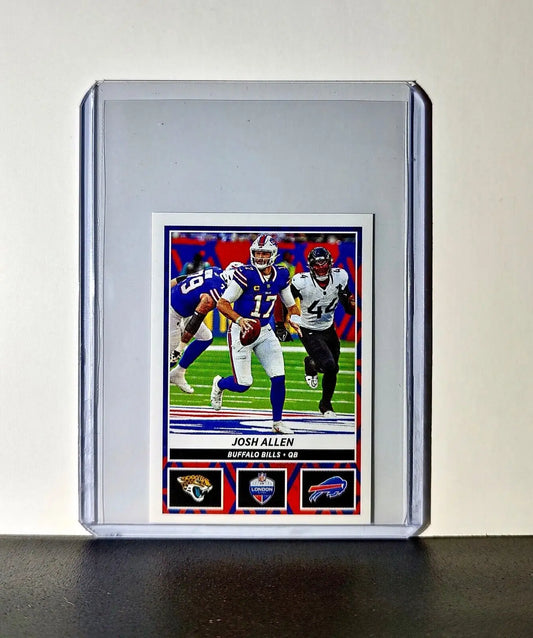 Josh Allen 2024 Panini NFL Sticker #6 London Games Buffalo Bills - Football Card Single