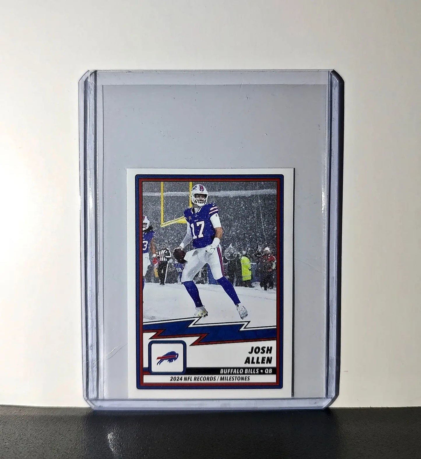 Josh Allen 2025 Panini NFL #24 Record/Milestone Sticker - Other
