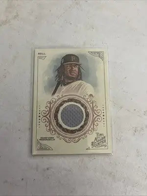 Josh Bell 2019 Allen & Ginter Relic Card featuring a baseball card collectible