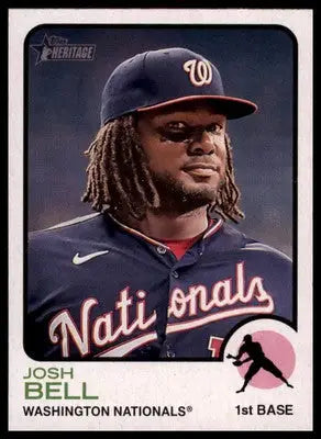 Josh Bell 2022 Topps Heritage #289 Washington Nationals - Baseball Card Single