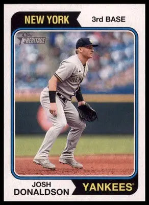 Josh Donaldson 2023 Topps Heritage #102 New York Yankees - Baseball Card Single